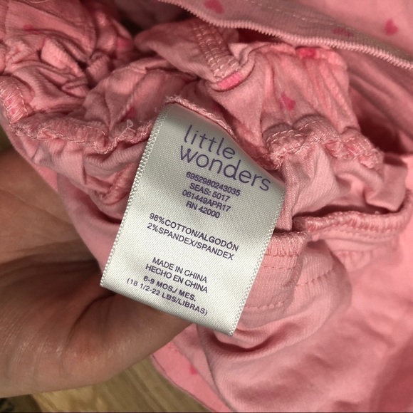 6-9 month Girls Clothing Bundle Pants Skirtall Pink Ruffle Disney Skirt Overall - Picture 5 of 6